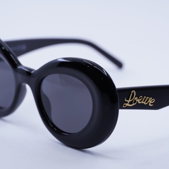 Loewe LW40112I 01A Sunglasses Black Butterfly Frame, Grey Lenses - Picture 8 of 10